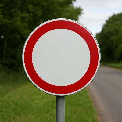 No entry (wrong way)